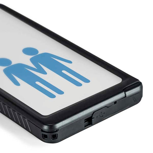 Blue Pride Galaxy S24 Ultra Waterproof Case