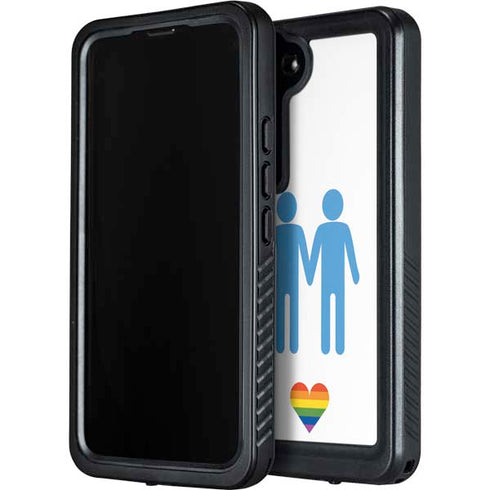 Blue Pride Galaxy S24 Waterproof Case