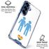 Blue Pride Galaxy S25 Clear Case