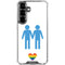 Blue Pride Galaxy S26 Clear Case