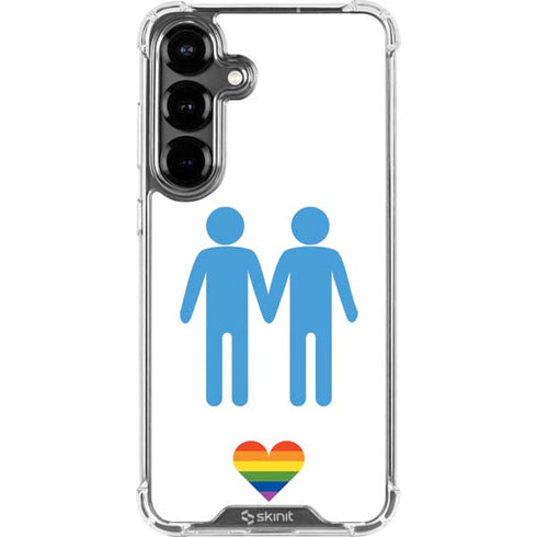 Blue Pride Galaxy S26 Plus Clear Case