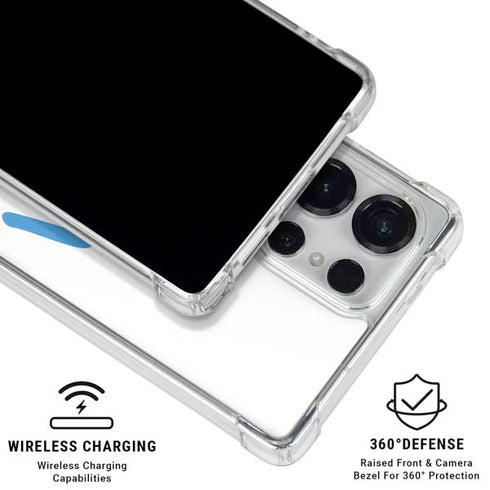 Blue Pride Galaxy S26 Ultra Clear Case