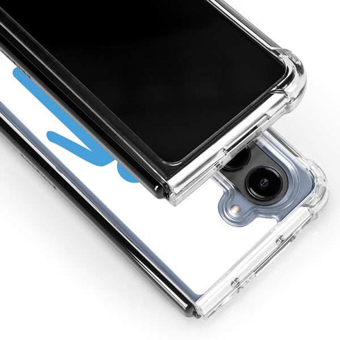 Blue Pride Galaxy Z Fold5 5G Clear Case