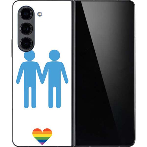 Blue Pride Galaxy Z Fold5 5G Skin