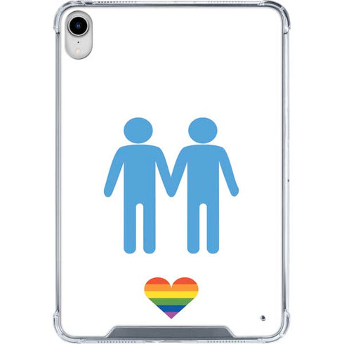 Blue Pride iPad 11th Gen (2025) Clear Case