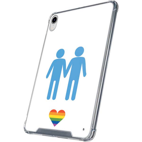 Blue Pride iPad 11th Gen (2025) Clear Case