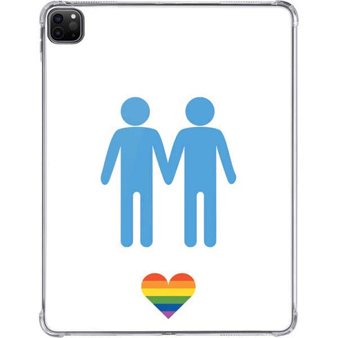 Blue Pride iPad Pro 11in (2024) Clear Case