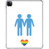 Blue Pride iPad Pro 11in (2024) Clear Case