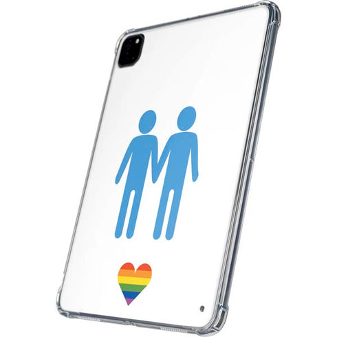 Blue Pride iPad Pro 11in (2024) Clear Case