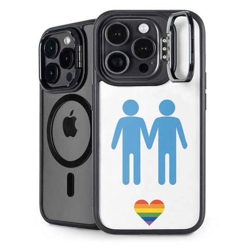 Blue Pride iPhone 14 Pro Max Kickstand Case
