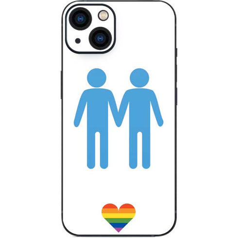 Blue Pride iPhone Skins