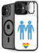Blue Pride iPhone 16 Kickstand Case