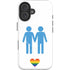 Blue Pride iPhone 16 Magsafe Impact Case