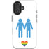 Blue Pride iPhone 16 Plus Impact Case