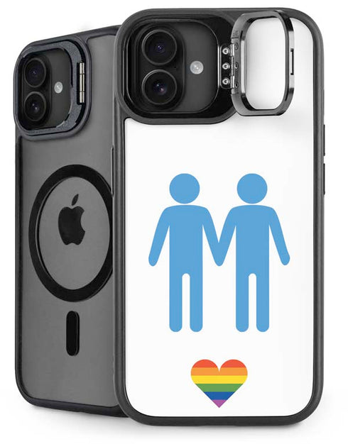 Blue Pride iPhone 16 Plus Kickstand Case