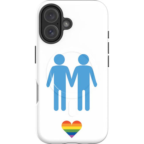 Blue Pride iPhone 16 Plus Magsafe Impact Case