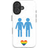 Blue Pride iPhone 16 Plus Magsafe Impact Case