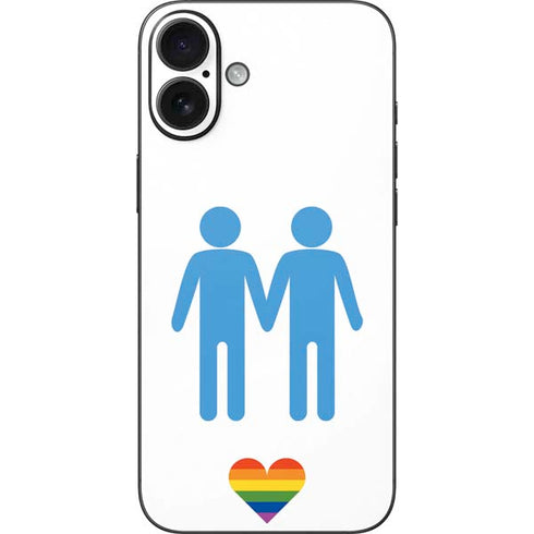 Blue Pride iPhone 16 Plus Skin