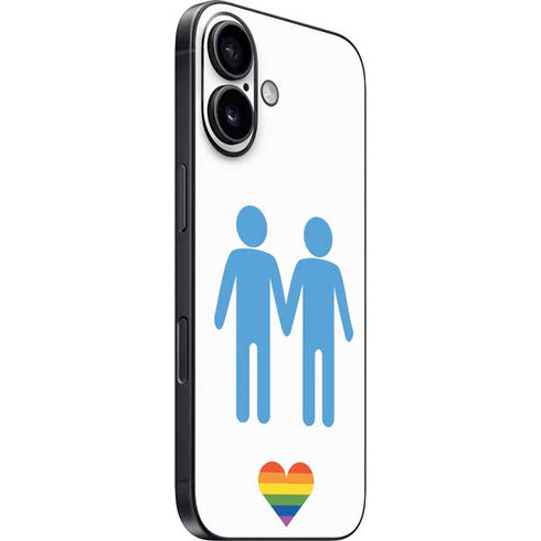 Blue Pride iPhone 16 Plus Skin