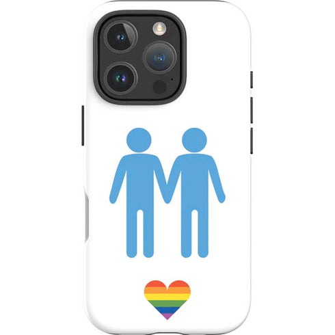 Blue Pride iPhone 16 Pro Impact Case