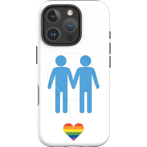 Blue Pride iPhone 16 Pro Magsafe Impact Case
