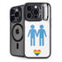 Blue Pride iPhone 16 Pro Max Kickstand Case