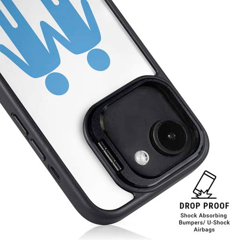 Blue Pride iPhone 16e Kickstand Case