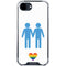 Blue Pride iPhone 16e Clear Case