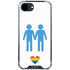 Blue Pride iPhone 16e Clear Case