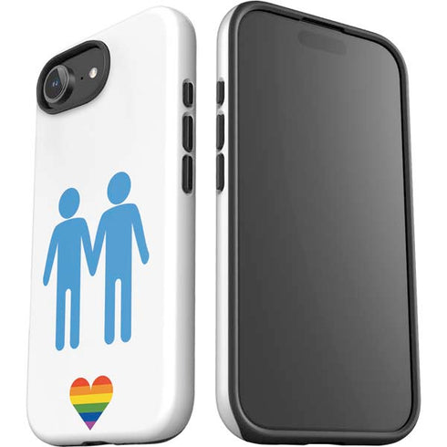 Blue Pride iPhone 16e Impact Case