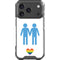 Blue Pride iPhone 18 Pro Clear Case