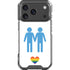 Blue Pride iPhone 18 Pro Clear Case