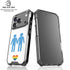 Blue Pride iPhone 18 Pro Clear Case