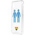 Blue Pride iPhone XS Clear Case