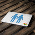 Blue Pride Apple MacBook Air Skin
