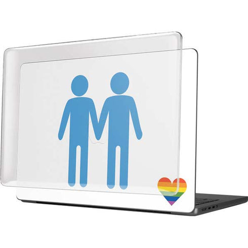 Blue Pride MacBook Pro 14in (2021-24) Case plus Skin