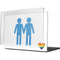 Blue Pride MacBook Pro 14in (2021-24) Case plus Skin
