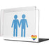 Blue Pride MacBook Pro 14in (2021-24) Case plus Skin