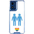 Blue Pride Moto G Play 4G (2024) Clear Case