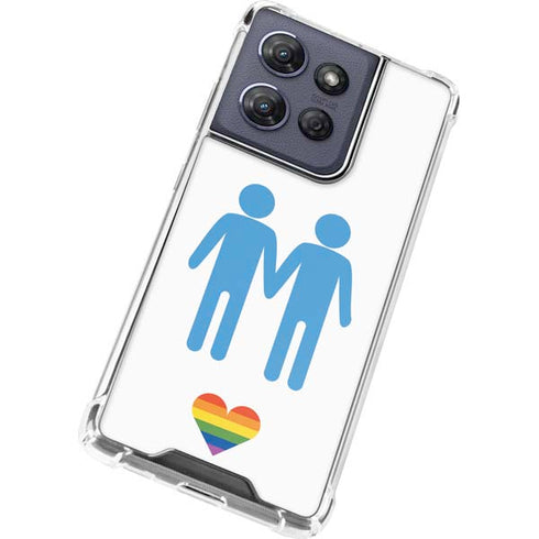 Blue Pride Moto G Play 5G (2025) Clear Case