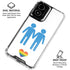 Blue Pride Moto G Power 5G (2024) Clear Case