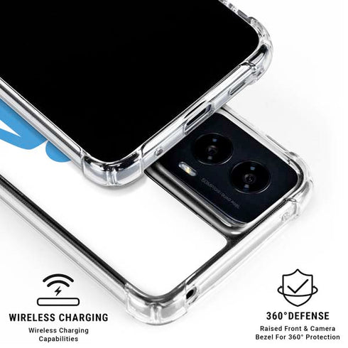 Blue Pride Moto G Power 5G (2024) Clear Case