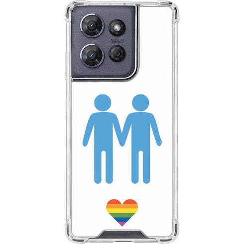Blue Pride Moto G Stylus 5G (2025) Clear Case