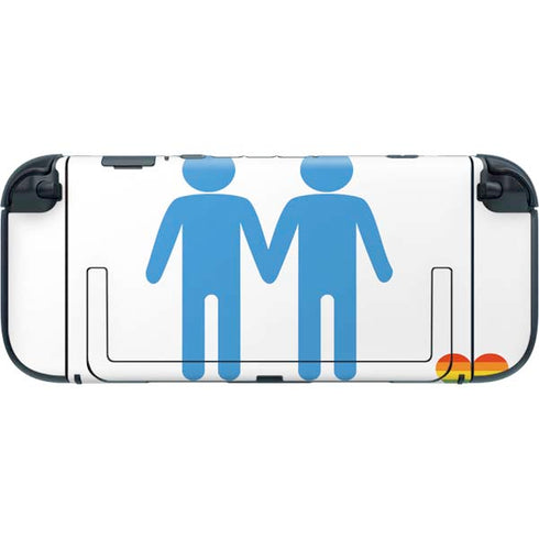 Blue Pride Nintendo Switch 2 (2025) with Joy-Con Skin