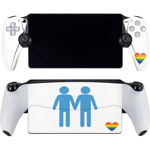 Blue Pride PlayStation Portal Remote Player Skin