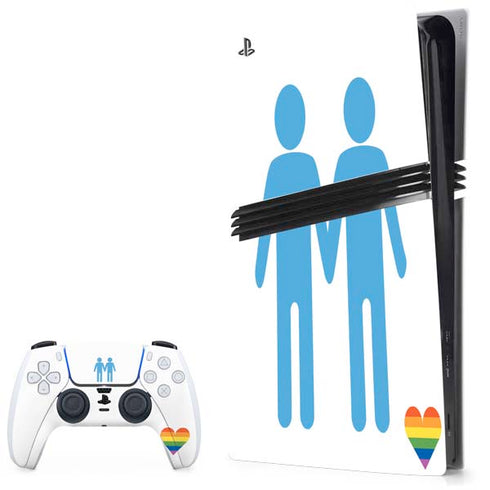 Blue Pride PlayStation PS5 Skins