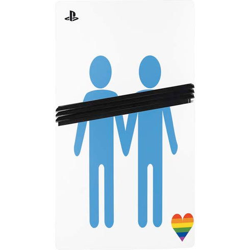 Blue Pride PS5 Pro Bundle Skin