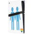 Blue Pride PS5 Pro Console Skin