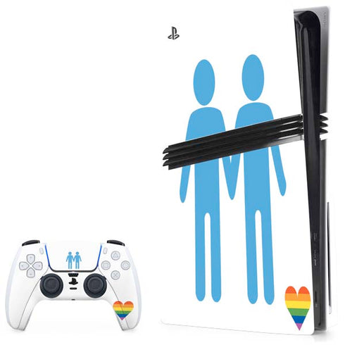 Blue Pride PlayStation PS5 Skins