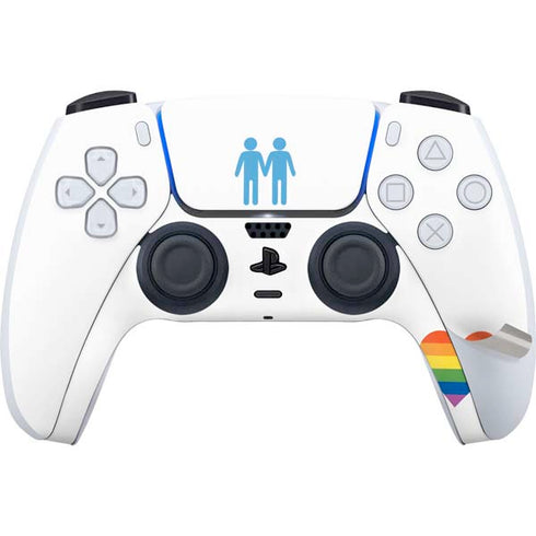 Blue Pride PS5 Pro Disk Bundle Skin